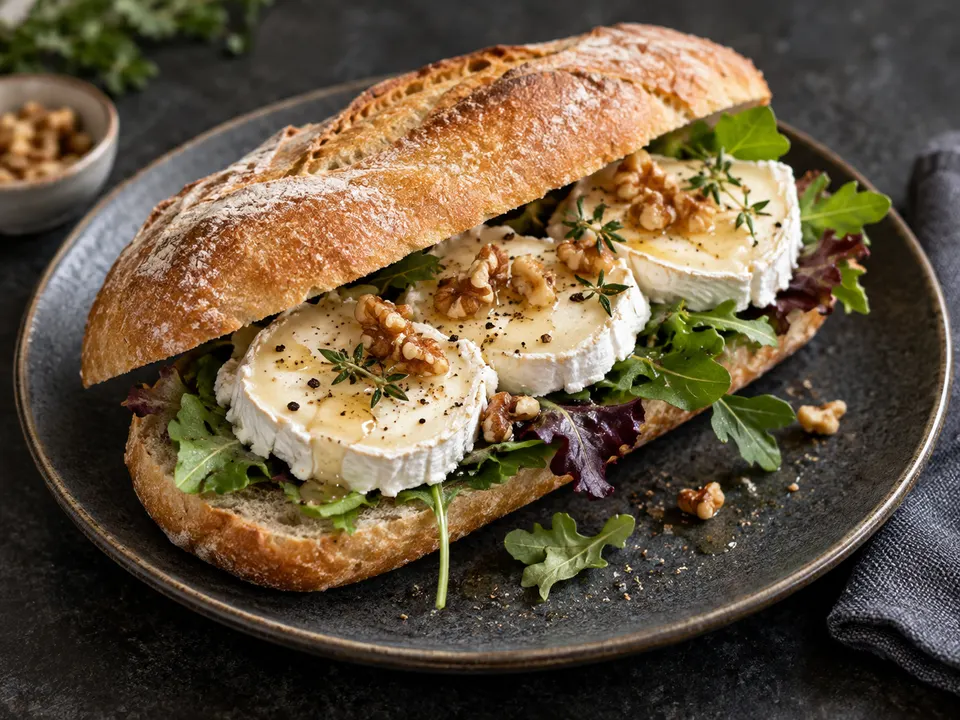 Beispielbild: Sandwich mit Ziegenkäse