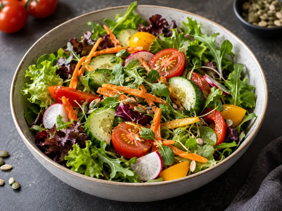 Beispielbild: Saisonaler Salat